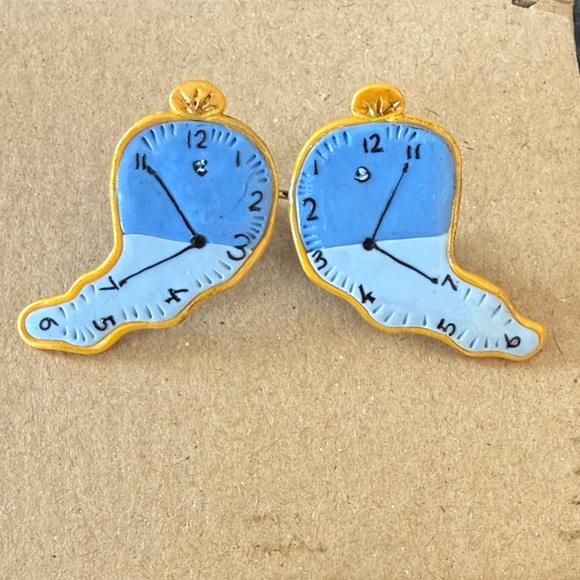 Handmade Jewelry - Bundle 3 for $50 | handmade melting clock earrings